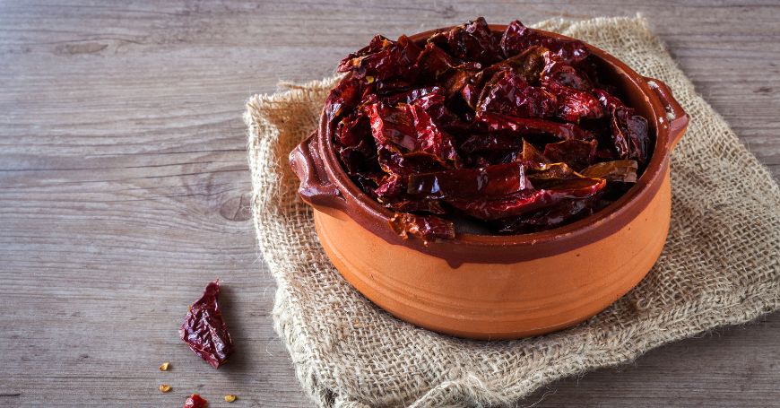 Peperoni cruschi are a food symbol of Matera
