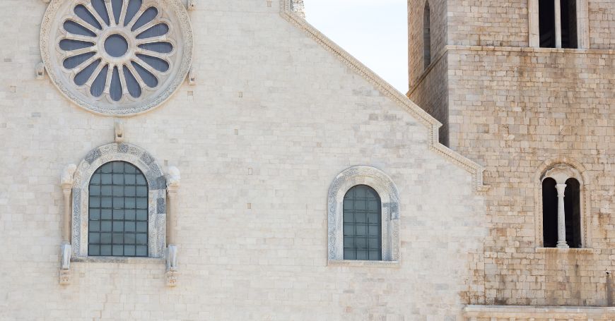 Detail of Trani's cathedral